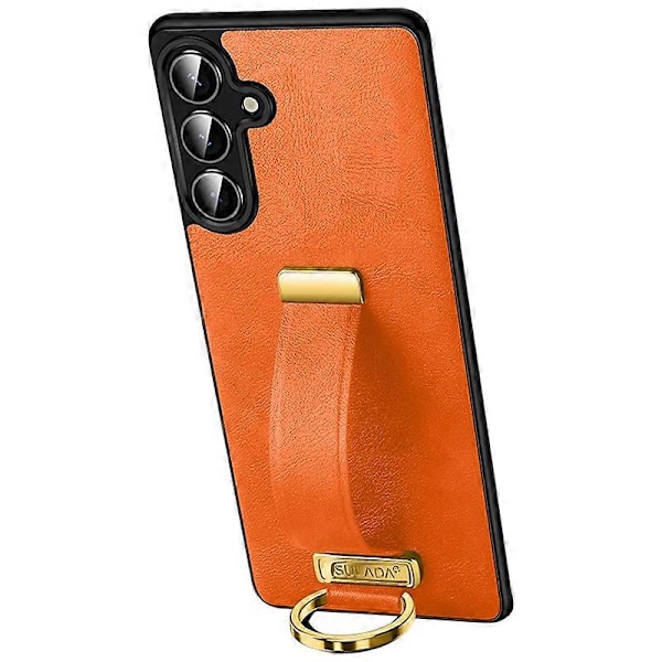 SULADA Fashion Series för Samsung Galaxy S25 Skal Armband Stöd Läder Baksida Telefonskydd [HK] Style E Multicolor