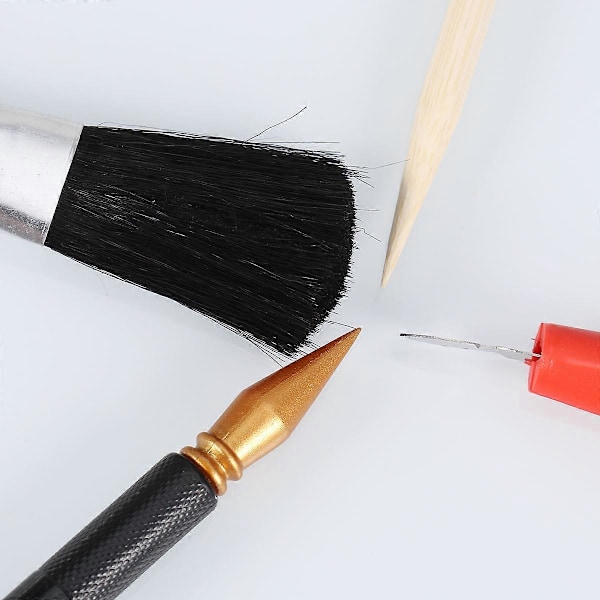 4 KPL Raaputusmaalaustyökalu DIY Kynäsarja Kannettava Raaputustyökalusetti [HK] M Multi