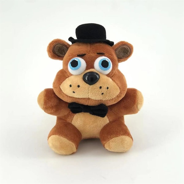 18 cm Fnaf Freddy's plysjleketøy utstoppede og plysjdyr bjørn kanin spill Fnaf plysjleker bursdag jul for barn leketøy gave[HK] 18cm Small Brown Bear 80g