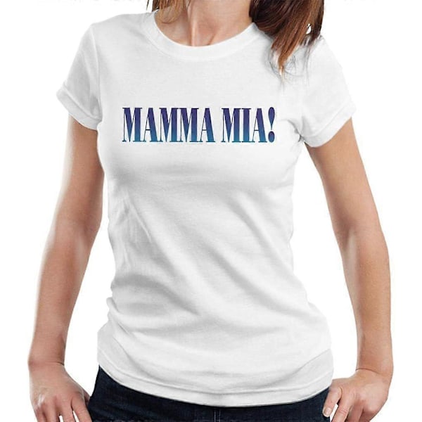 \"All+Every Mamma Mia Teatterilogolla Varustettu Naisten T-paita Koot S-3XL TT1200\"[HK] M
