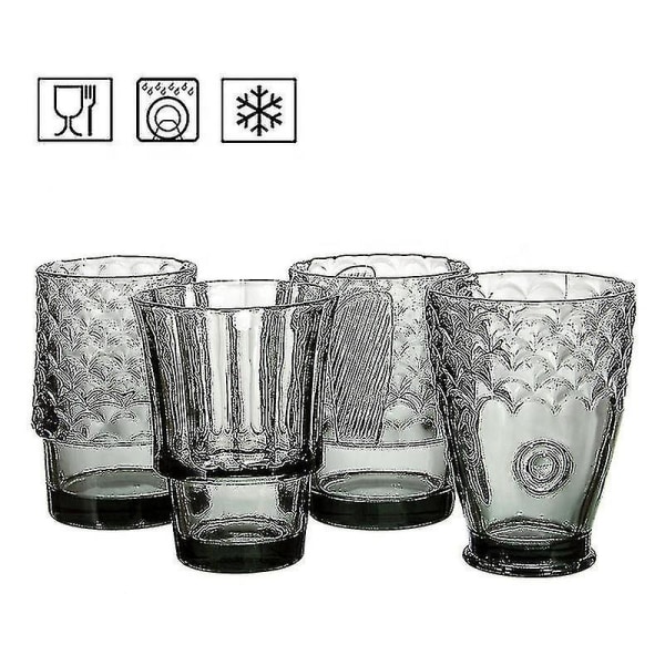 Koi Stack Ass Set Fiskeformet Gobelet Cup Cocktail Øl Glass Stablebare drikkeglasssett Glasswar[HK]