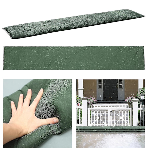 Myydyimmät - Veden aktivoimat tulvasuojapussit kellariin autotallin tulvasuojaksi [HK] Green 25*150cm