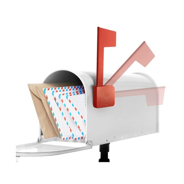 Postilaatikkolippu Postilaatikon tarvikkeet Käytännöllinen postilaatikkosignaali, kestävä päivitys, universal, tukeva ulkokäyttöön ([HK])