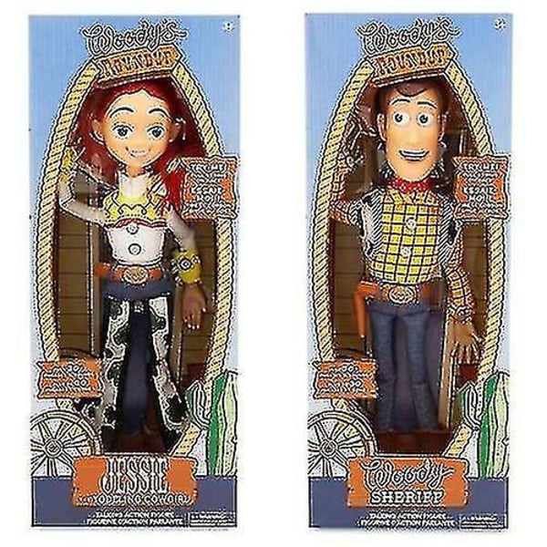 Woody Jesse Bevægelig Figur Fødselsdag Dukke Klud Cowboy Pixar Toystory Gave-r[HK] Woody