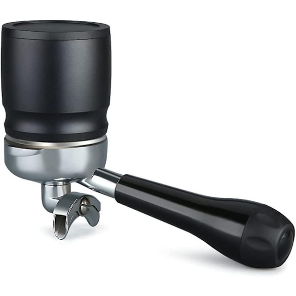58mm Kaffe Doseringskop, Aluminiumlegering Espresso Doserings Tragt Kaffe Doserings Ring Fordeler Kaffemaskine Tilbehør(1stk, Sort)[HK]