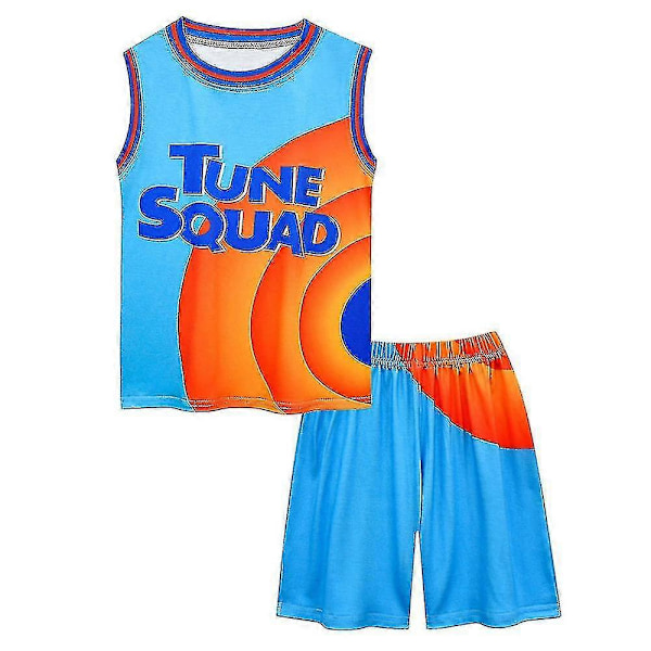 Space Jam Børne Drenge Basketball Tank Top Shorts Sæt Tune Squad Trøjer Outfit[HK] 6-7 Years