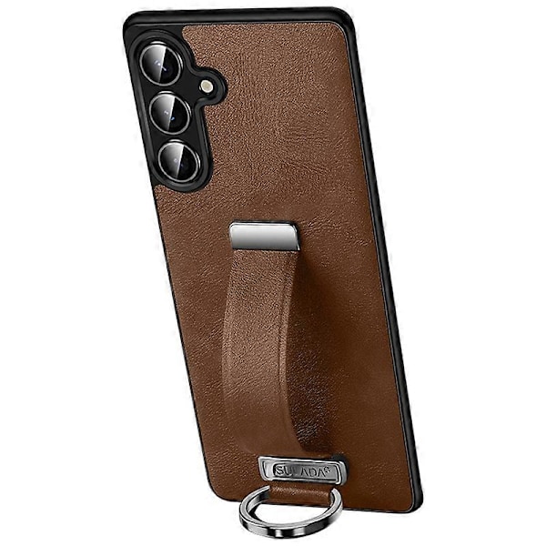SULADA Fashion Series för Samsung Galaxy S25 Skal Armband Stöd Läder Baksida Telefonskydd [HK] Style C Multicolor