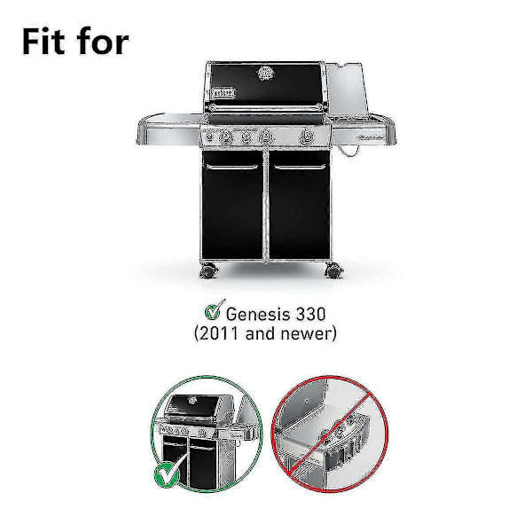 7629 62754 Gasgrill Dele Tænder Kit Til Weber Genesis E330 Ep330 S330 Cep330[HK]