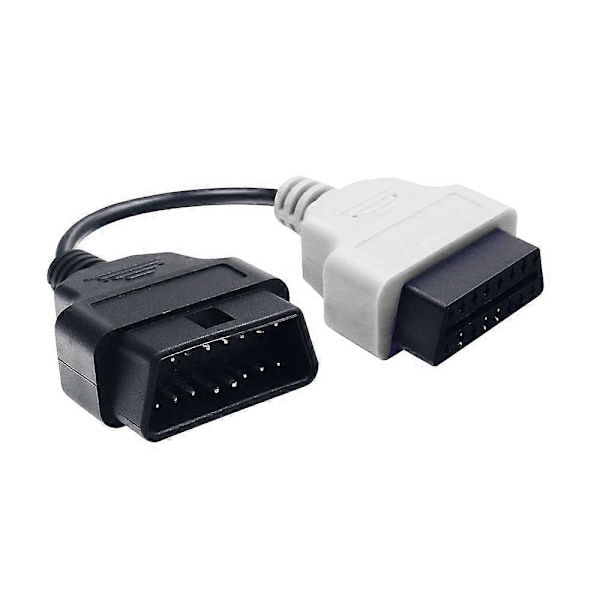 Nyaste 1 st för Fiat Ecu Scan Adapter Kontakt 16pin OBD2 16pin Kabel OBD Kabel För Fiat Alfa Romeo 6 Färg med Hög Kvalitet[HK] Green