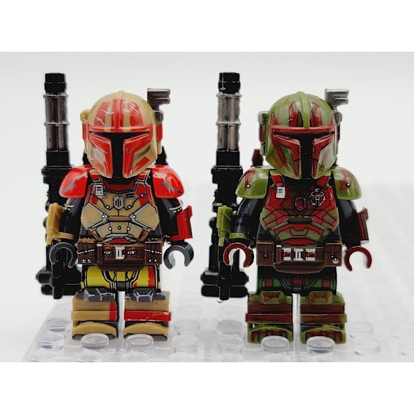 Star Wars Custom Heavy Mandalorian Mini Figures Assortment Set 8 st [HK]