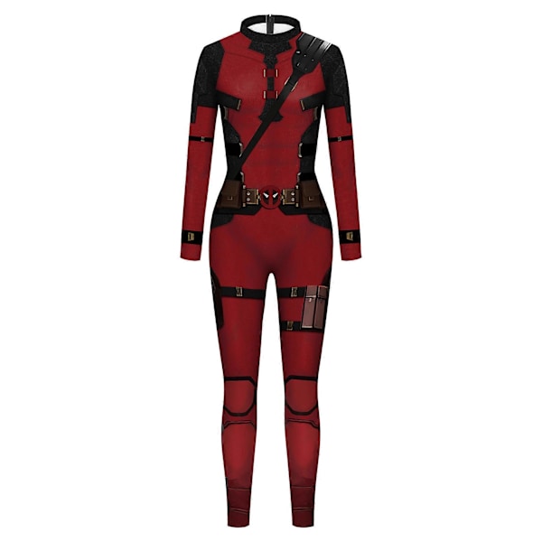 Superhelt Wolverine Deadpool Cosplay Jumpsuit Wolverine Cosplay Kostyme Menn Kvinner Halloween Party Bodysuit[HK] yellow XL