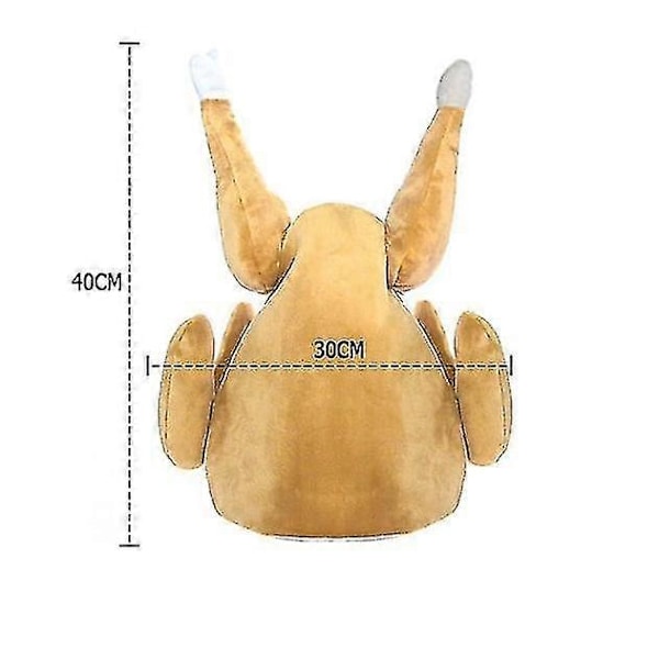 Sjov Julefest Elektrisk Tyrkehue, Julehue, Hajhue [HK] Ordinary hat Grilled Chicken Cap