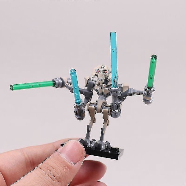 Anime Star Wars General Grievous Modell Monteringsbara Byggklossar Barnleksaker Present [HK] A2 White