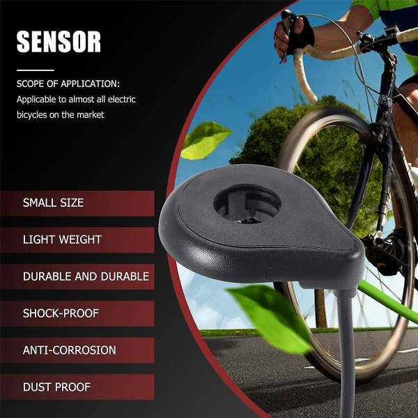 Cykel Power Pedal Assist Sensor Cykeltilbehør Cykeldele Cykel Pas Elektrisk Cykelpedal([HK])