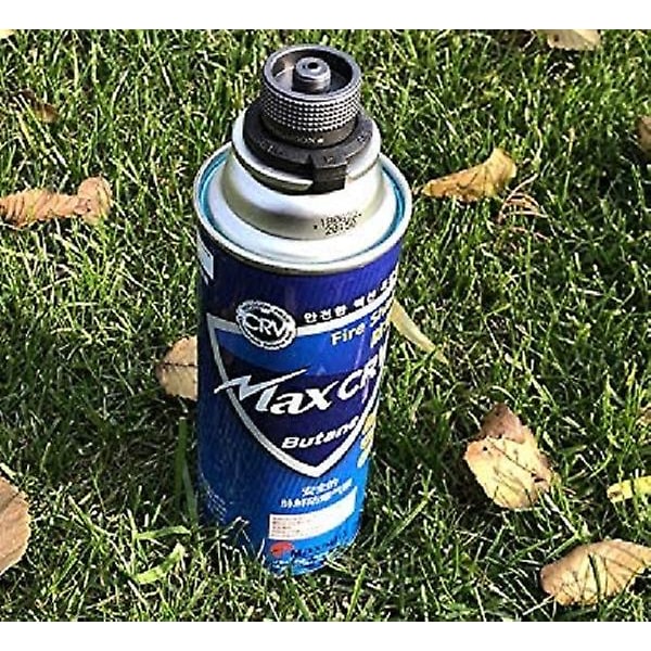 Adapter til låsekonvertering, til dyseflasketype/butangaspatron/skruepå-gastank/lindalventilbeholder (z11)[HK]