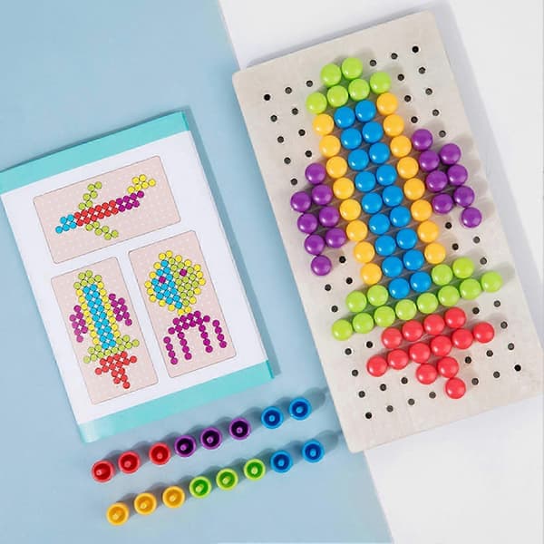 DIY Mosaik Puslespil Legetøj til Småbørn[HK]