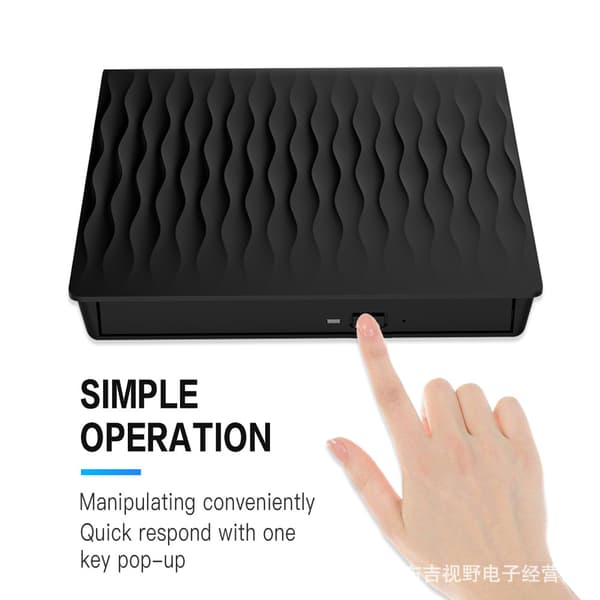 Extern USB 3.0 CD/DVD-brännare Bärbar Dator Typ-C Optisk Enhet Extern Enhet[HK]