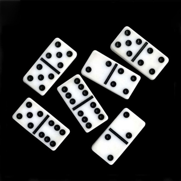 Gjør det selv Silikonform Dominoes Spill For Play Epoxy Resin Molds Casino Fun Art Craft