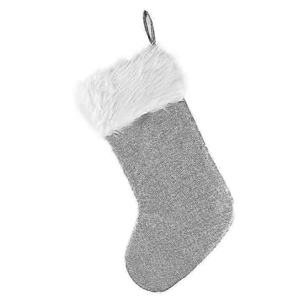 Julstrumpa Godispåse Snöflinga Paljett Julstrumpa[HK]