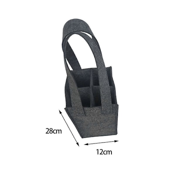 Pullokassi Ostoskassit Lahjakassi Pulloteline Juhliin Ystävänpäivälahjaksi Vuosipäivälahjaksi [HK] dark gray and four