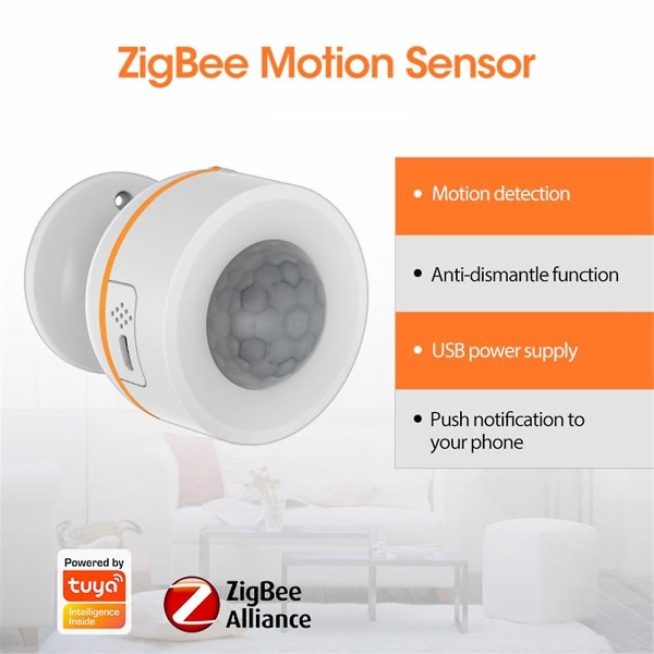 Smart Human Presence Motion Sensor Zigbee 3.0 Smart Life App Control Home Security og Automatisk([HK])
