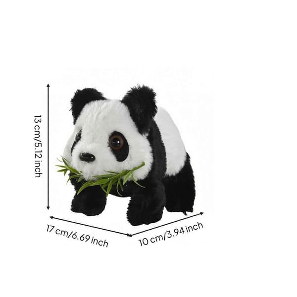 Elektrisk gosedjurspanda, mjukt konstmaterial, gående panda[HK] Bamboo Leaf Panda