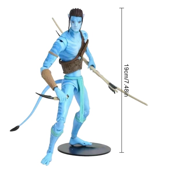 Avatar: The Way Of Water Mcfarlane Toys Jake Sully & Neytiri Actionfigur Leksak för fans [HK] Jake Sully