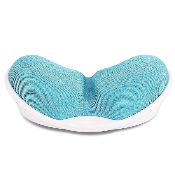 Minnesskum Mus Handledsstöd Tangentbord Handledsstöd Pad Halkfri Musmatta Stöd Handledsstöd Matta för Kontor Dator Laptop Hållbar Bekväm[HK] Light Blue