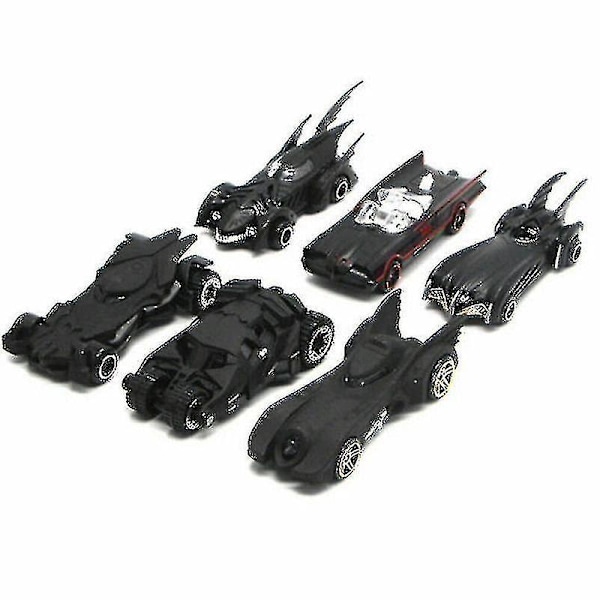 Det perfekte julegave sæt med 6 Batmobile bil legetøj køretøj metal