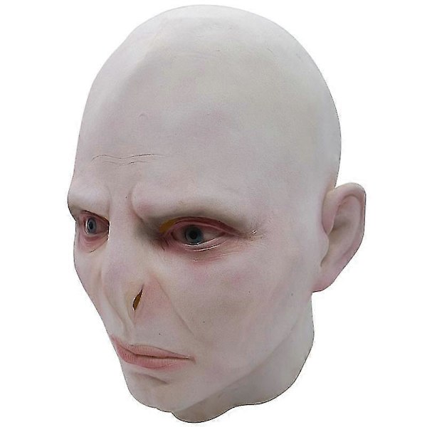 Harry Potter Lordi Voldemort Cosplay Lateksipäänaamio Halloween Kauhu Kalju Rekvisiitta Kasvopeite Pääpanta Karnevaali Juhlat Hieno Pukeutuminen Rekvisiitta [HK]