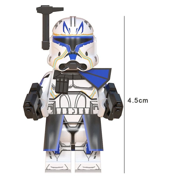 8 st Star Wars Rex Jesse Clone Force 99 Wrecker Hunter Minifigur monterad minibyggsten Actionfigurer Leksak Barn Present[HK]