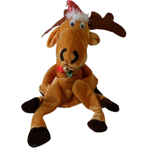Unisex Joulupukuhattu Pehmeä Joulupuu Hattu Juhlatarvikkeet, Loma Teemainen Uutuus Päällysvaatteet, Pukeutuminen [HK] Christmas Moose