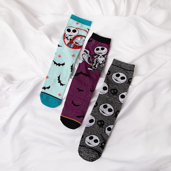 The Nightmare Before Christmas Tematiskt 3-pack Crew Socks Presentuppsättning[HK]