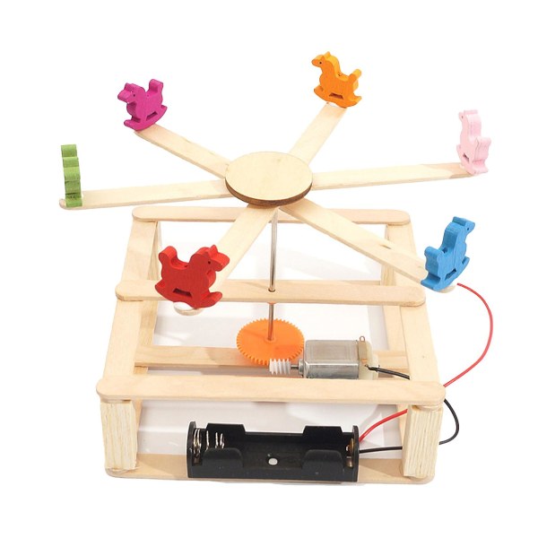 1 set Undervisning Demonstration Leksaker Problemlösning Förmåga Förhindra spelberoende Elektrisk gör-det-själv Merry-go-round Fysiska leksaker Barnleksaker[HK] 1 Set