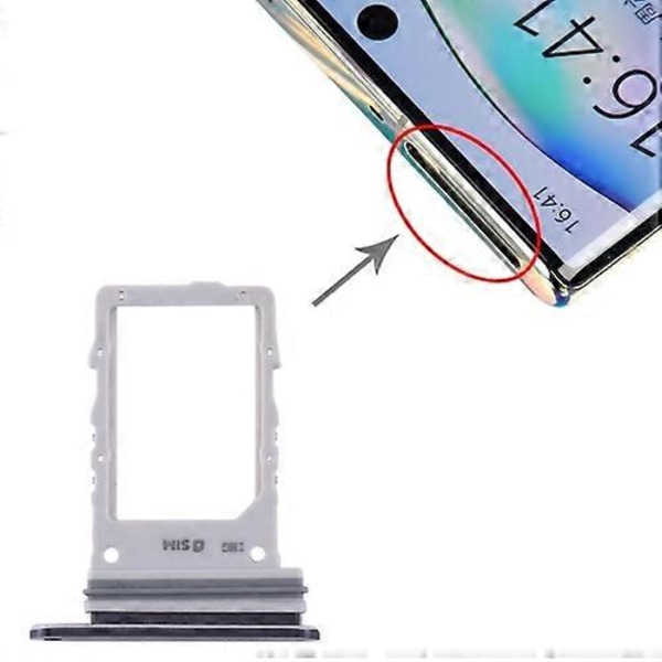 Til Samsung Galaxy Note10+ 5G SIM-kortbakke[HK] Black