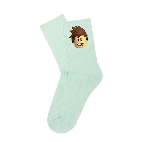 Roblox Sokker Spill Anime Figur Menn Kvinner Høst Vinter Candy Farge Medium Tube Casual Sports Strømper Baby Gutter Jenter Gaver [HK] L