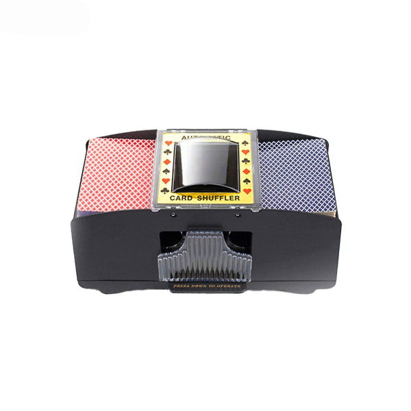 Utomatic Card Shuffler 6 Deck Elektrisk, spillekortshuffler batteridrevet til pokerkortspil[HK] A