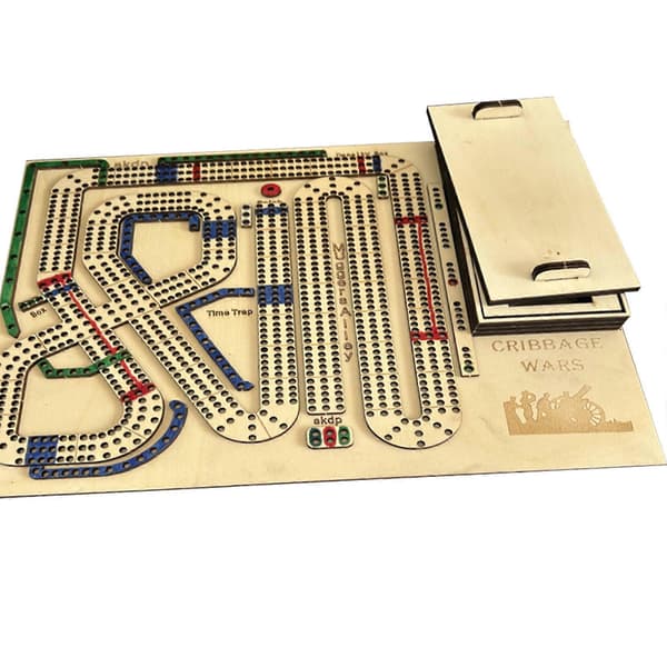 2024 Cribbage Wars -lautapeli, täydellinen perhematkoille[HK]