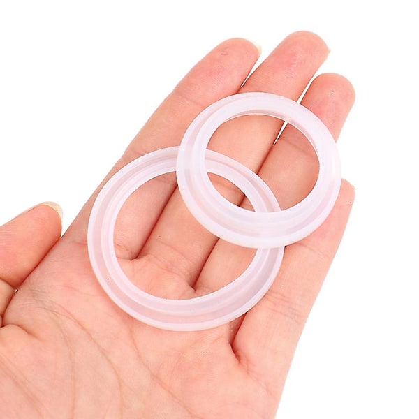 10 st Tätnings O-ring För 4,5cm 5,2cm Vakuumflasklock Propp Termosmugg Lock[HK] B Clear