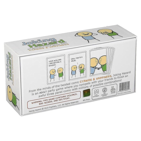 Kortspel (för vuxna Joking Hazard, flerfärgad)[HK] Adults Joking Hazard