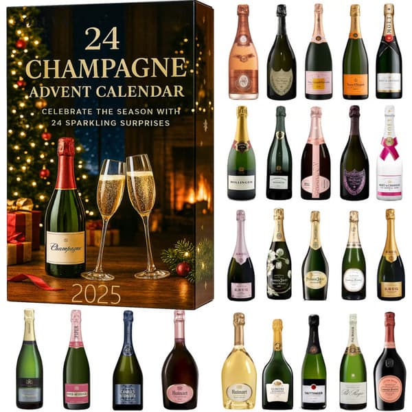 2025 Adventskalender Present - Champagne Tema Adventskalender Blind Box Överraskningspresent[HK]