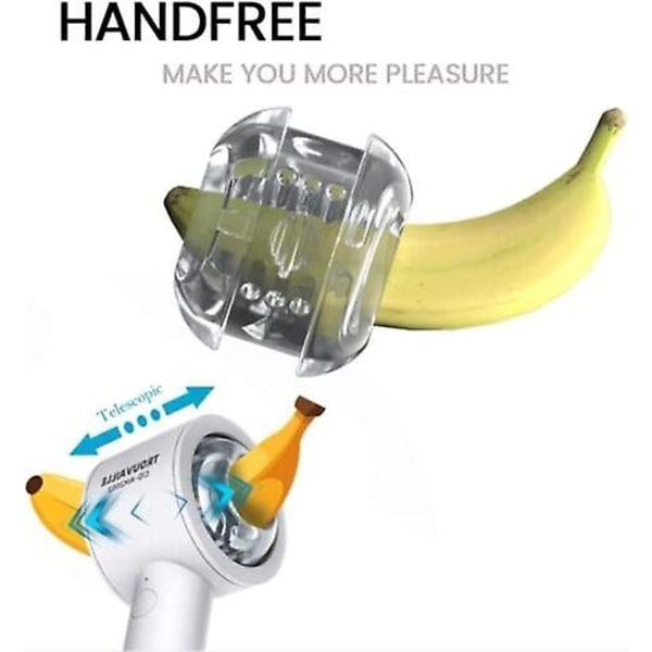 Elektrisk automatisk bananvasker; Bananrenseverktøy for menn