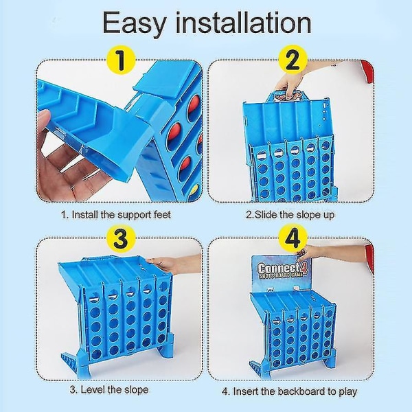 Shots Lautapeli Connect Four Pallojen Puzzle Leikkikalut Vanhemman ja Lapsen Vuorovaikutus Ajatteluharjoittelupeli [HK]