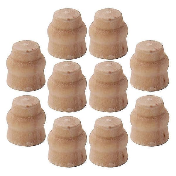 Miniature bordben Træ dukkehus møbelfødder til dekoration 50 stk. [HK]