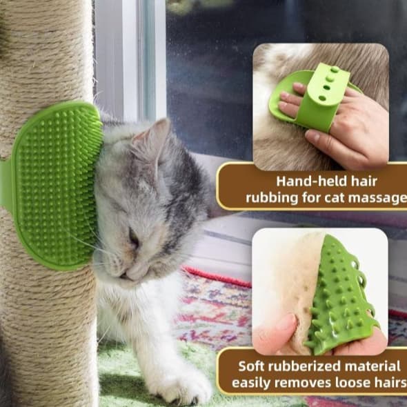Potebørstesæt til hunde, katte og heste - Bløde børster, masserende tænder[HK]