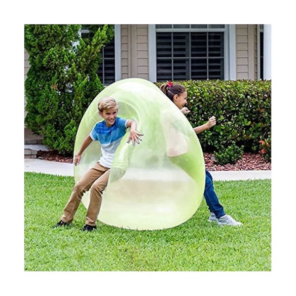 Bobleball leketøy for voksne barn, oppblåsbar vannball morsom sommer strandhage myk gummiball O([HK])