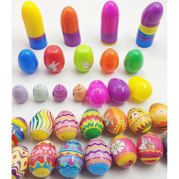 Mini påskägg kapselleksak ägg kaninfigur interaktiv tecknad påsktema klämleksak småbarnsfester 2-3''[HK] 2.5 inch eggshell co