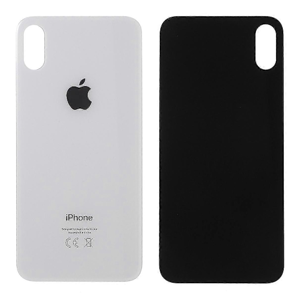 For iPhone XS 5.8 tommer Glass Bak Batterideksel (EU Versjon)[HK] Multicolor Style B