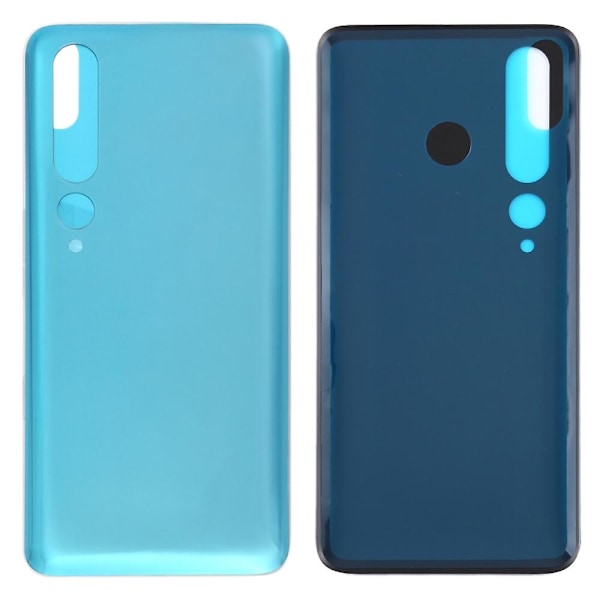 Batterideksel bak for Xiaomi Mi 10 - Erstatning - Grå Sølv [HK] Ice Blue Multicolor