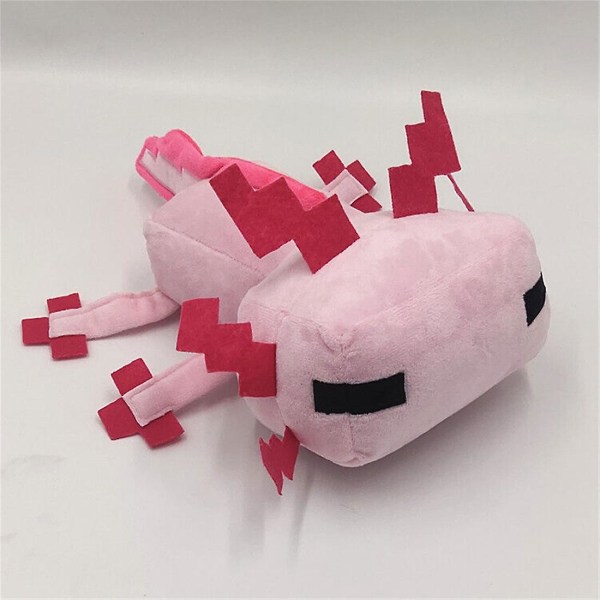 30cm Minecraft Plys Legetøj Sjælden Axolotl Blød Plys Fyldt Legetøj Børn Fødselsdag Gave Ny[HK] Pink